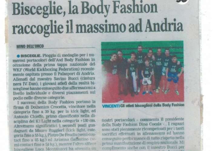 56- Bisceglie, la Body Fashion raccoglie il massimo ad Andria